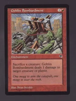 MTG Tempest Goblin Bombardment - Image 1