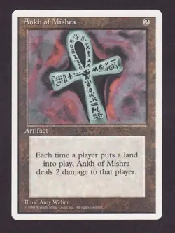 MTG 4th Edition Ankh of Mishra - Image 1