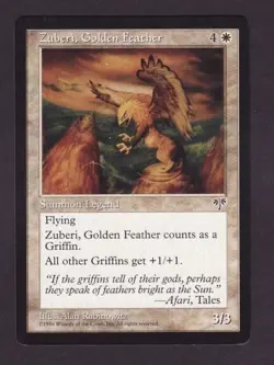 MTG Mirage Zuberi, Golden Feather - Image 1