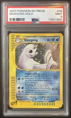 Pokemon Dewgong H6/H32 Skyridge PSA 9 - Image 1