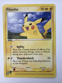 Pikachu 43/95 Team Magma vs Team Aqua 2004 Pokemon TCG LP + - Image 1