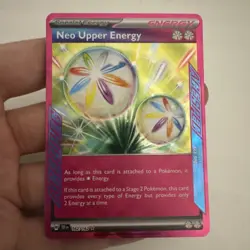 Pokemon TCG Neo Upper Energy 162/162 Temporal Forces ACE Spec Pack Fresh NM+ - Image 1