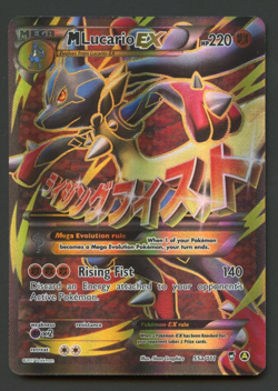M Lucario EX 55a/111 + Mega Rayquaza Bundle NM Pokemon Cards - Image 1