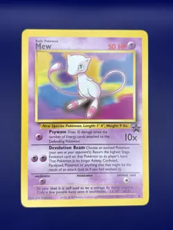 Mew 8 WOTC Black Star Promo Pokemon TCG - NM - Image 1