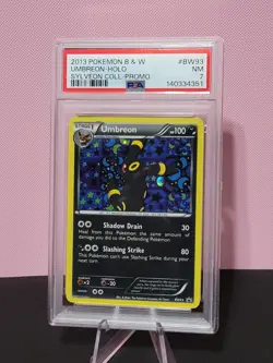 2013 POKEMON B&W PROMO SYLVEON COLL #BW93 UMBREON-HOLO PSA 7 - Image 1