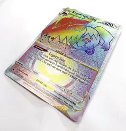 Pokemon TCG Regidrago VSTAR 201/195 Silver Tempest Rainbow Secret Rare Holo NM - Image 4