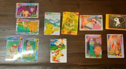 Pokemon Anime collection Pocket Monsters Vending Machine Holo sticker Lot - Image 1