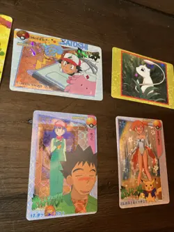 Pokemon Anime collection Pocket Monsters Vending Machine Holo sticker Lot - Image 3