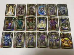 Yu-Gi-Oh! 1999 Japanese Bandai Sealdass 01 - 42 Complete Set Blue Eyes - Image 2