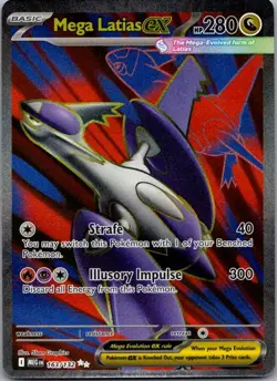 Pokemon TCG Mega Latias ex Ultra Rare ME01: Mega Evolution 163/132 NM - Image 1