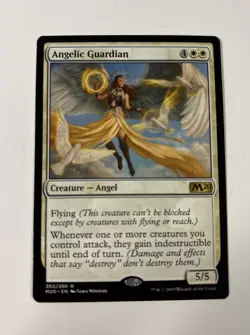 MTG Angelic Guardian Core Set 2020 Regular Rare Card 302/280 NM Condition - Image 1