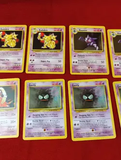 Pokemon Base Set 1999 Psychic Cards Lot Of 10 Haunter-Kadabra-Gastly-Jynx-Abra - Image 3