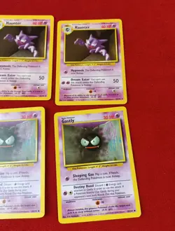 Pokemon Base Set 1999 Psychic Cards Lot Of 10 Haunter-Kadabra-Gastly-Jynx-Abra - Image 4