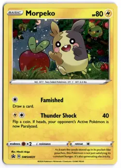 Pokemon Holo Morpeko - Promo SWSH: Sword & Shield Promo Cards SWSH031 NM - Image 1