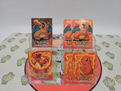 Charmander Charmeleon Charizard 1999 Nintendo Topps Chrome Cards #4 #5 #6 LOT - Image 1