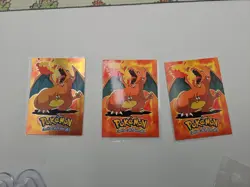 Charmander Charmeleon Charizard 1999 Nintendo Topps Chrome Cards #4 #5 #6 LOT - Image 3