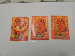 Charmander Charmeleon Charizard 1999 Nintendo Topps Chrome Cards #4 #5 #6 LOT - Image 5