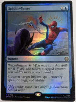 Spider-Sense Foil x1 Marvel's Spider-Man MTG Magic the Gathering LP/NM - Image 1
