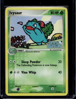 Ivysaur 34/100 Crystal Guardians Reverse Holo Rare (MP) 2006 / Pokemon TCG - Image 1