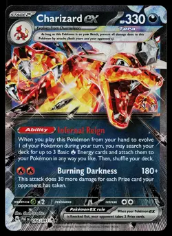 Pokemon Card - Charizard ex Paldean Fates 054/091 Holo - Image 1