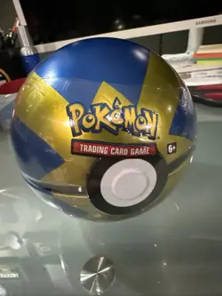 2020 Pokemon TCG PokeBall Tin - Quick Ball A22 - Factory Sealed - Evolving Skies - Image 1