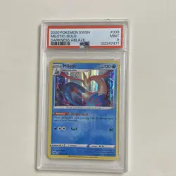 Pokemon Milotic 039/189 Darkness Ablaze Holo Rare PSA 9 2020 English - Image 1