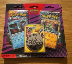 Pokemon 2 Pack Blister Pack - Team Rocket's Articuno, Zapdos & Tyranitar Cards - Image 1