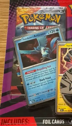 Pokemon 2 Pack Blister Pack - Team Rocket's Articuno, Zapdos & Tyranitar Cards - Image 2