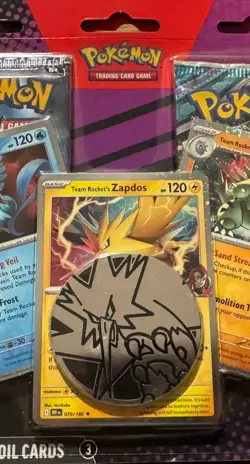 Pokemon 2 Pack Blister Pack - Team Rocket's Articuno, Zapdos & Tyranitar Cards - Image 3