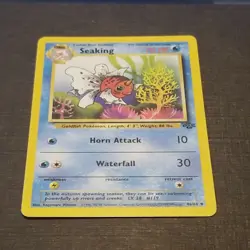 Seaking 46/64 - Jungle Set - VINTAGE WOTC POKEMON CARD - UNLIMITED - NM - Image 1