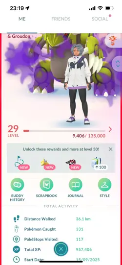 Pokemon Go (Stage 29 ) Shiny Legendary Shadow Groudon ( 7 Shinys ) (Reduced !) - Image 1