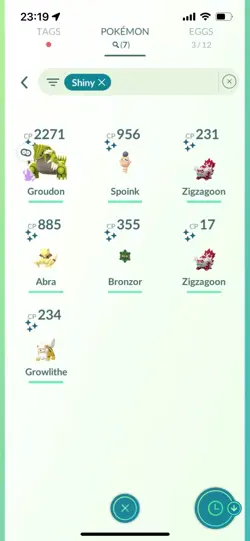 Pokemon Go (Stage 29 ) Shiny Legendary Shadow Groudon ( 7 Shinys ) (Reduced !) - Image 4