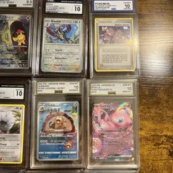 Pokemon TCG 12 graded slabs high grades 🔥 Mew, Pikachu, and more 🔥 - Image 3