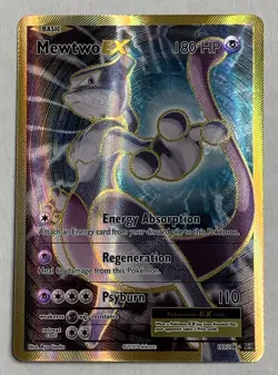 Pokemon XY Evolutions Mewtwo EX 103/108 Full Art Ultra Rare NM - Image 1