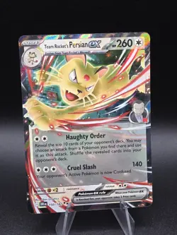 Pokemon Scarlet & Violet Team Rocket's Persian ex 150/182 Destined Rivals - Image 1