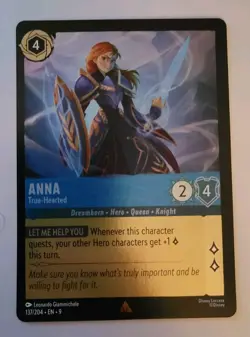 Disney Lorcana TCG - Fabled: Anna (137/204) - Rare Foil - Near Mint - Image 1