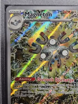 2024 Magneton Pokemon Surging Sparks #159 ETB Pokemon Center Stamp Promo PSA 10 - Image 3