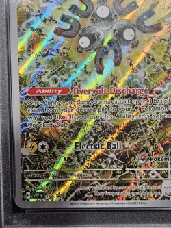2024 Magneton Pokemon Surging Sparks #159 ETB Pokemon Center Stamp Promo PSA 10 - Image 4