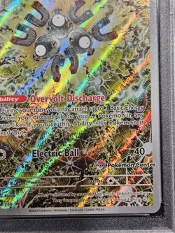 2024 Magneton Pokemon Surging Sparks #159 ETB Pokemon Center Stamp Promo PSA 10 - Image 5