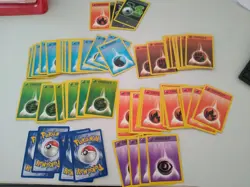 Pokemon Energy Cards Mixed Bundle Of 97 Original from 1995 - Image 1