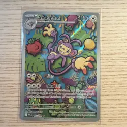 Ambipom 107/094 Phantasmal Flames Illustration Rare Holo Pokemon TCG Card NM - Image 1