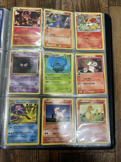 VTG Small Collection Pokemon 81 Cards in Binder! 1999 2008 2015 + Various Holo - Image 3