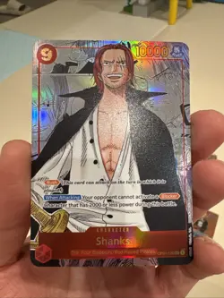 One Piece CCG Shanks Manga Alternate Art OP01-120 English Custom Card - Image 1