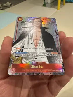 One Piece CCG Shanks Manga Alternate Art OP01-120 English Custom Card - Image 4