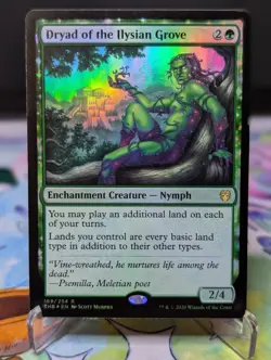 MTG Theros Beyond Death- Dryad of the Ilysian Grove 169 Foil LP - Image 1