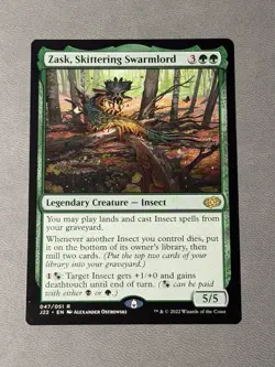 Zask, Skittering Swarmlord MTG Jumpstart 2022 Regular NM - Image 1