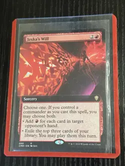 Magic: The Gathering Jeska's Will Extended Art Rare Red Commander Legends - Image 1