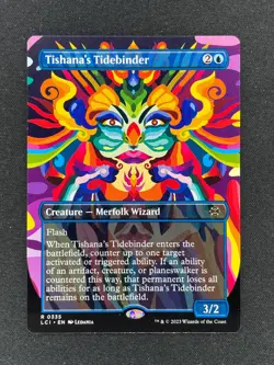 Tishana's Tidebinder Alt Art Borderless MTG Lost Caverns of Ixalan Rare LCI #335 - Image 1