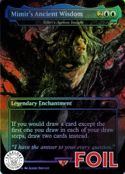 MTG Mimir's Ancient Wisdom (2214) | NM Foil | Secret Lair God of War {SLD} - Image 1