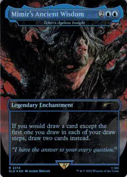 MTG Mimir's Ancient Wisdom (2214) | NM Foil | Secret Lair God of War {SLD} - Image 2